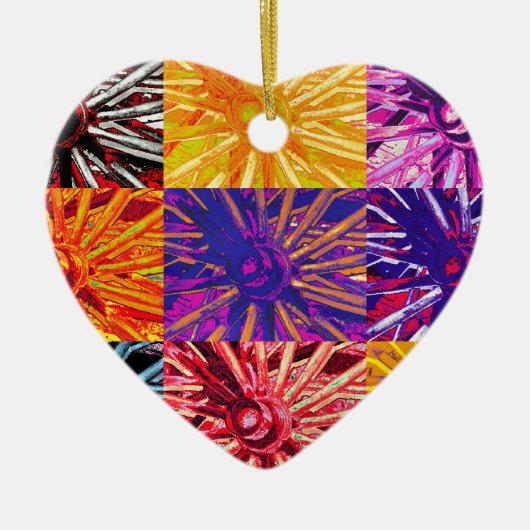 WAGON WHEEL KERAMIKORNAMENT (Vorne)