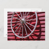 Wagon Wheel Postkarte (Vorne/Hinten)