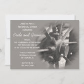 Wagon Wheel Probe Dinner Einladung (Vorderseite)