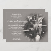 Wagon Wheel Probe Dinner Einladung (Vorne/Hinten)