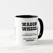 Wagon Wheel Restaurant, Chicago, Illinois Tasse (VorderseiteRechts)