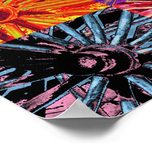 WAGON WHEELS POSTER (Ecke)