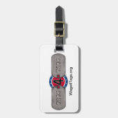 Wags4Tags Gepäckanhänger (Vorderseite vertikal)