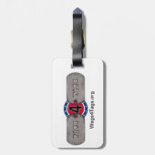 Wags4Tags Gepäckanhänger (Rückseite vertikal)