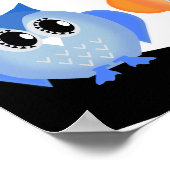 Wagt es, ein anderes Neon Hoot Owl Poster zu sein (Ecke)