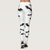 Wagt es, Halloween-Fledermäuse zu tragen Leggings (Rückseite)