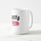 Wagyu Beef Steak - Premium Meover Kaffeetasse (VorderseiteRechts)