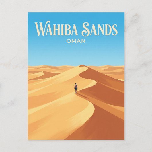 Wahiba-Sande Oman Postkarte (Vorderseite)
