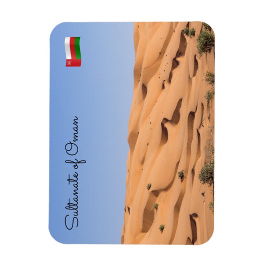 Wahiba Sands Wüste - Oman Magnet (Vertikal)