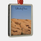 Wahiba Sands Wüste - Oman Ornament Aus Metall (Rechts)