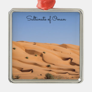 Wahiba Sands Wüste - Oman Ornament Aus Metall