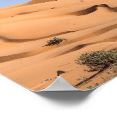 Wahiba Sands Wüste - Oman Poster (Ecke)