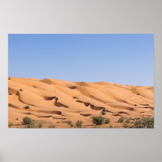 Wahiba Sands Wüste - Oman Poster (Vorne)
