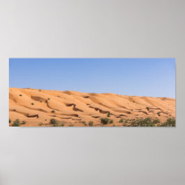 Wahiba Sands Wüste - Oman Poster