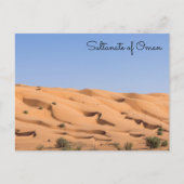 Wahiba Sands Wüste - Oman Postkarte (Vorderseite)