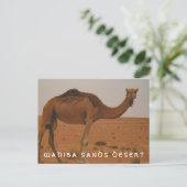 Wahiba sands wüste Postkarte (Stehend Vorderseite)
