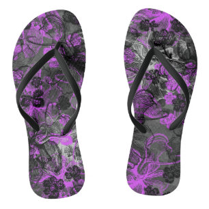 Wahine Lace Hawaiian Orchid Badesandalen