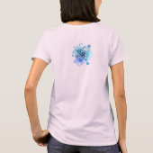 Wahine Lace Hawaiian Orchid T-Shirt (Rückseite)