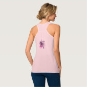 Wahine Lace Hawaiian Orchid Tank Top (Rückseite Vollansicht)