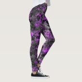 Wahine Lace Hawaiian Tropical Orchid Leggings (Rechts)