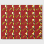 Wahine Pinup Mele Kalikimaka Packpapier (Flach)