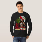 Wahine Pinup Mele Kalikimaka WeihnachtsT - Shirt (Vorne ganz)