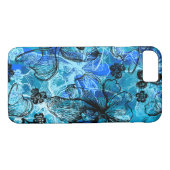 Wahine Spitze-Hawaiianer-Orchidee Case-Mate iPhone Hülle (Rückseite (Horizontal))