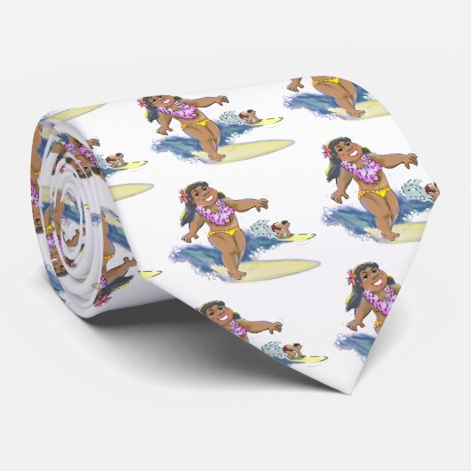 WaHiNe SuRfiNg Krawatte (Gerollt)