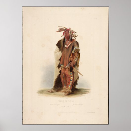 Wahk-tä-ge-li "Gallant Warrior". Poster (Vorne)