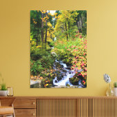 Wahkeena Falls, Columbia River Gorge, Oregon Leinwanddruck (Insitu (Wohnzimmer))