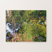Wahkeena Falls, Columbia River Gorge, Oregon Puzzle (Horizontal)