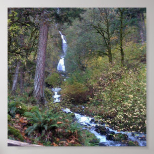 Wahkeena Falls, OR Poster