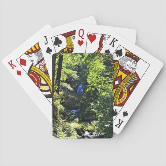 Wahkeena Falls, OR Spielkarten (Rückseite)
