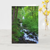 Wahkeena Falls, Oregon Karte (Gelbe Blume)