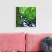 Wahkeena Falls, Oregon Leinwanddruck (Insitu (Wohnzimmer))
