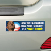 Wahl 2012 - AntiObama Autoaufkleber (Auf Auto)