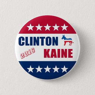 Wahl 2016 Clintons Kaine | Button