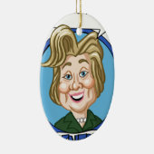 Wahl 2016 Hilary Clinton Keramikornament (Rechts)