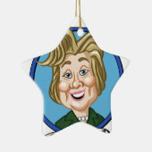 Wahl 2016 Hilary Clinton Keramikornament (Rechts)
