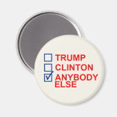 Wahl 2016 magnet (Vorderseite/Rückseite)