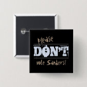 Wahl 2016 Wählen Sie bitte keine Kandidaten Button (Vorne & Hinten)