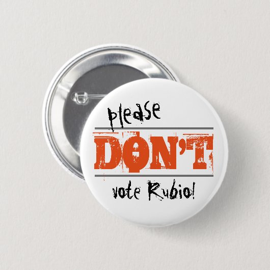 Wahl 2016 Wählen Sie bitte keine Kandidaten Button (Vorne & Hinten)