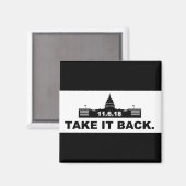 Wahl 2018 - Rückzug Magnet (Vorderseite/Rückseite)