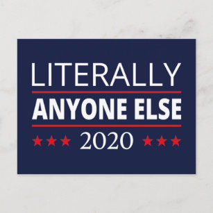 Wahl 2020, Anti-Trump - Jeder andere III Postkarte