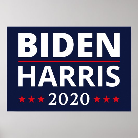 Wahl 2020 - Biden Harris II Poster (Vorne)