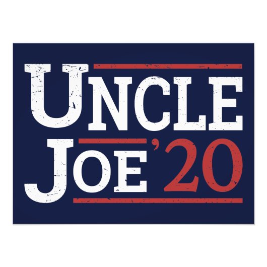 Wahl 2020 - Onkel Joe Fotodruck (Vorne)