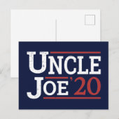 Wahl 2020 - Onkel Joe Postkarte (Vorne/Hinten)