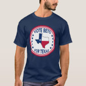 Wahl 2022 für die Flaggenstaaten des Texas-Staates T-Shirt (Vorderseite)