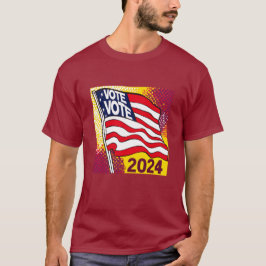 Wahl 2024 Flag T - Shirt