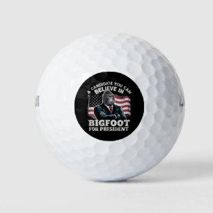 Wahl 2024 Funny Vote Sasquatch USA Golfball